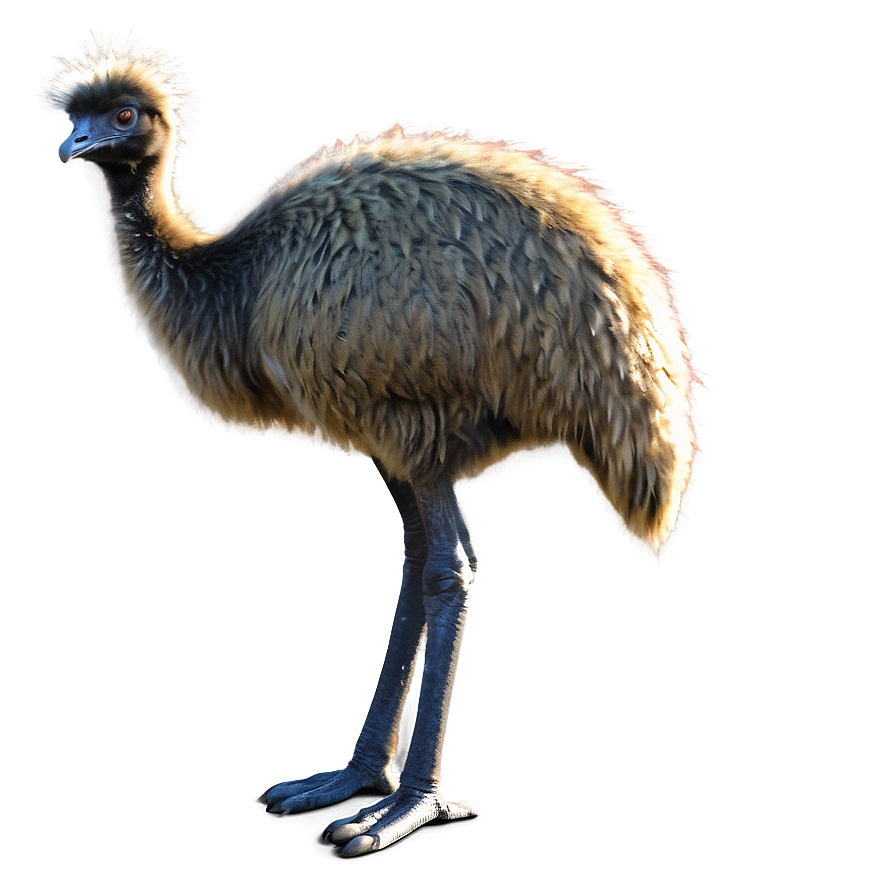 Flightless Emu Bird Png Brg23