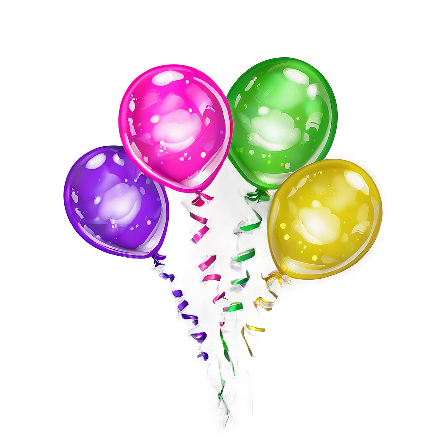 Floating Balloon Bundle Png Lfi36