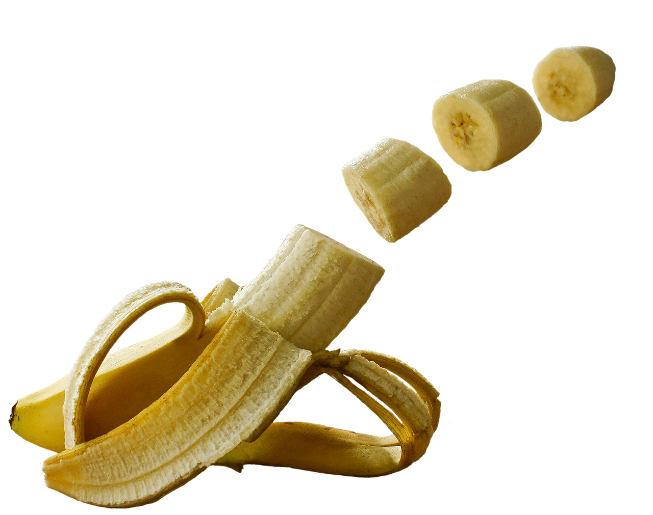 Floating Banana Slices