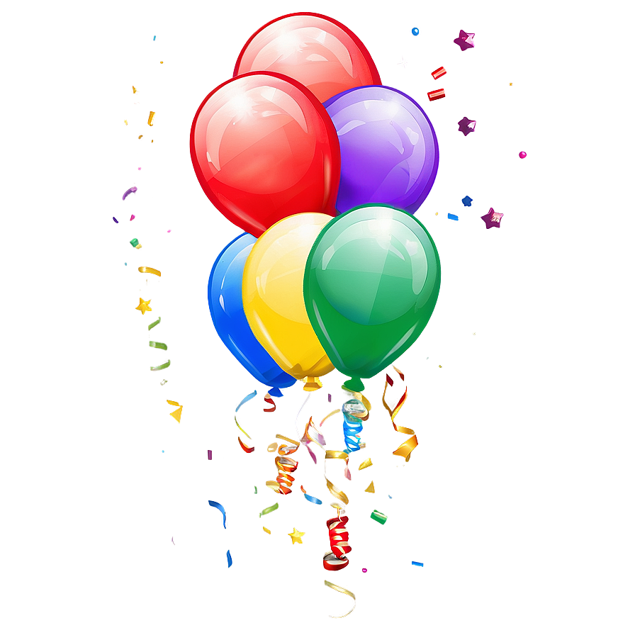 Floating Birthday Balloon Png Auq97