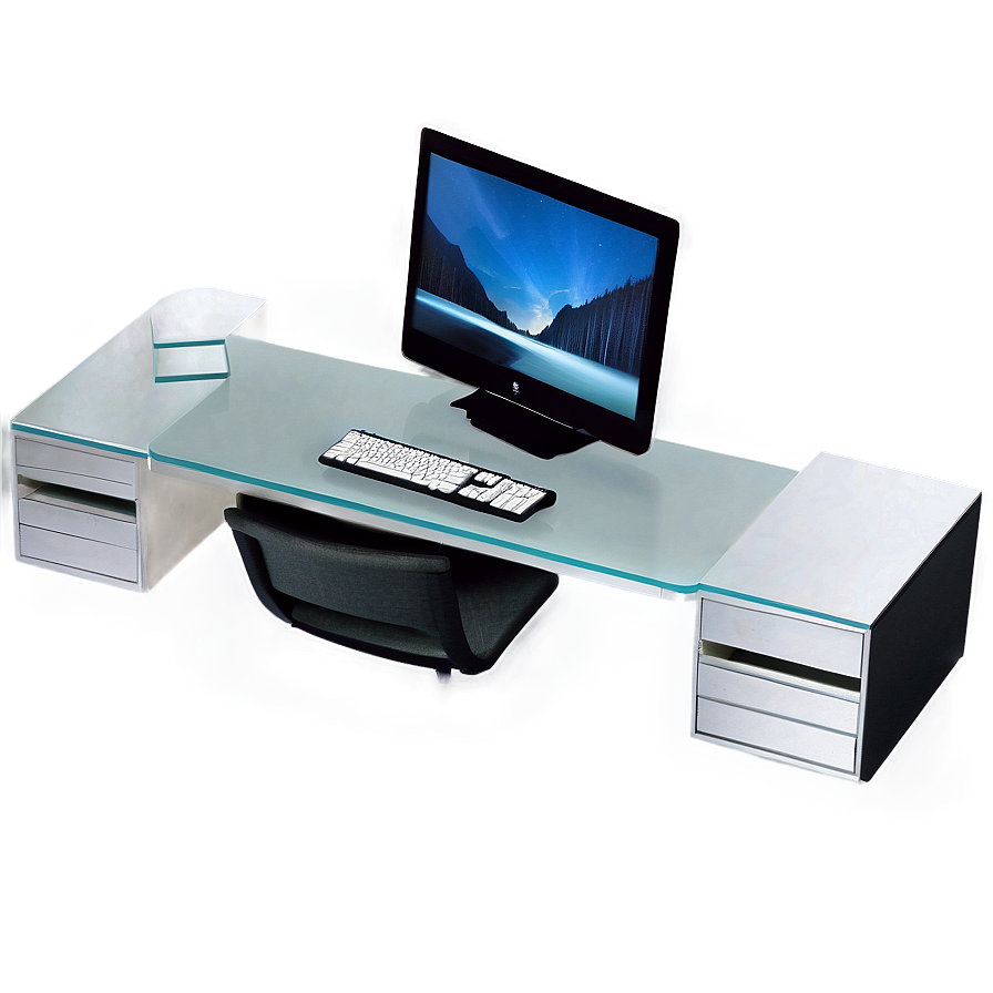 Floating Computer Desk Png 06262024