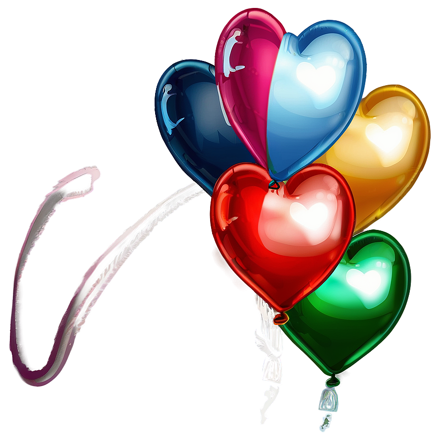 Floating Heart Balloon Png Ubr81