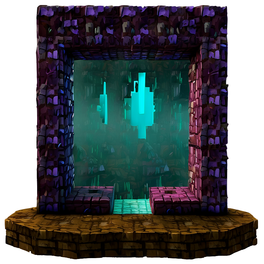 Floating Nether Portal Png 06212024