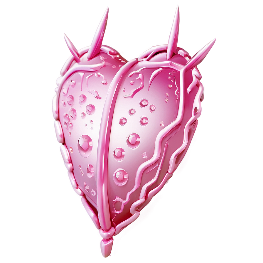 Floating Pink Heart Png Bum