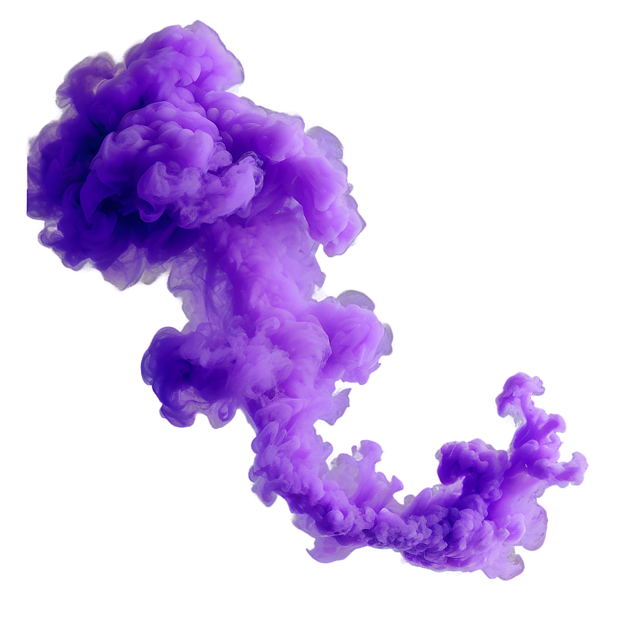 Floating Purple Smoke Png 83