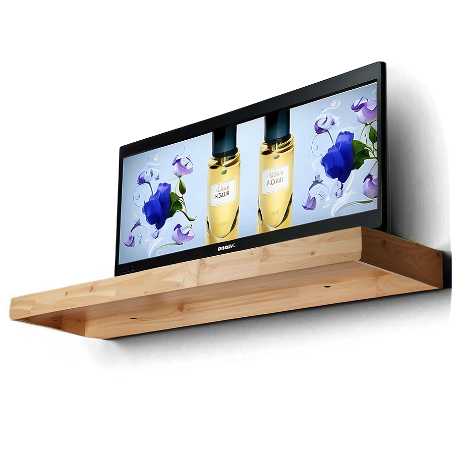 Floating Shelf Under Tv Png Swv35