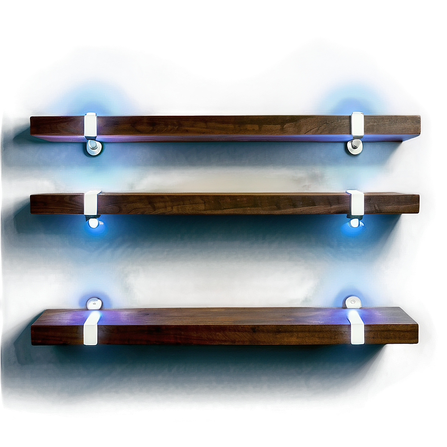 Floating Shelves With Lights Png Cwj