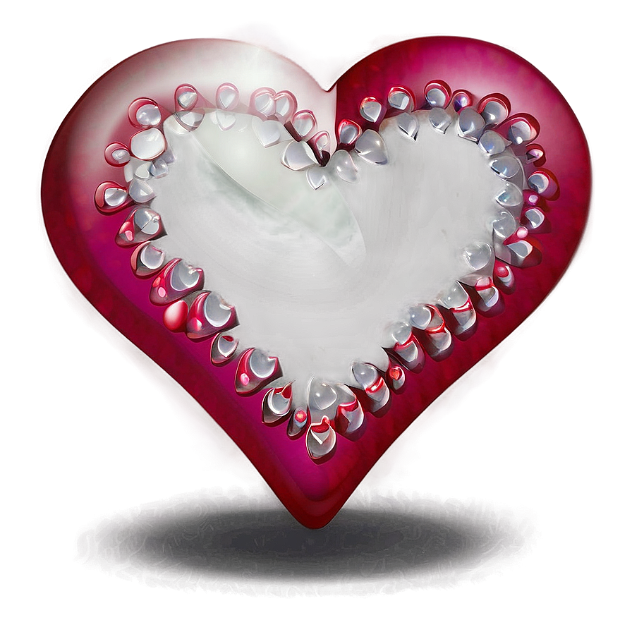 Floating Valentine Heart Png 06262024