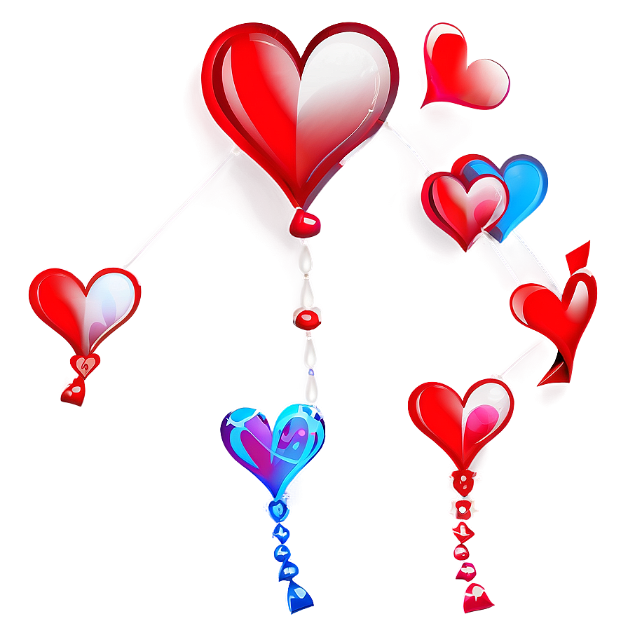 Floating Valentine Heart Png Ryp31