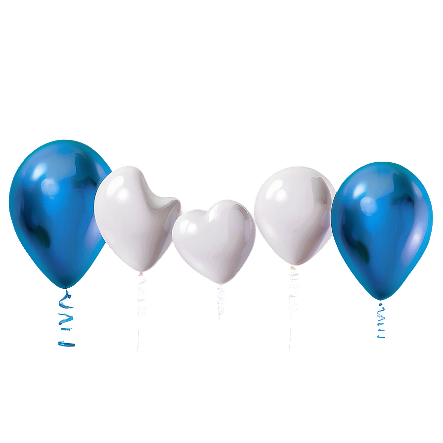 Floating White Heart Balloons Png Ucm