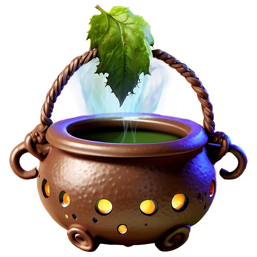 Floating Witch Cauldron Png Hie31