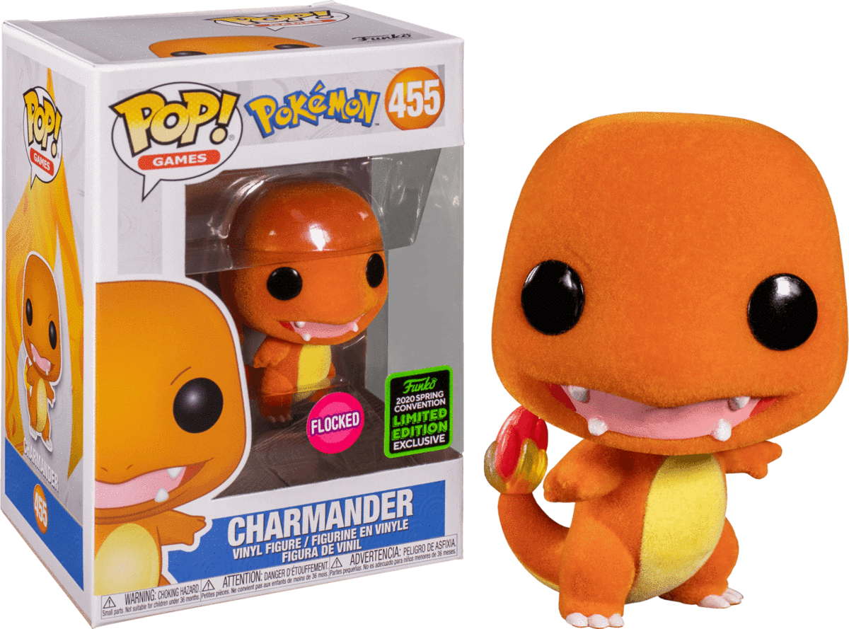 Flocked Charmander Funko Pop Exclusive