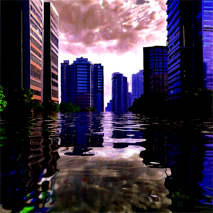 Flooded Cityscape Png 76