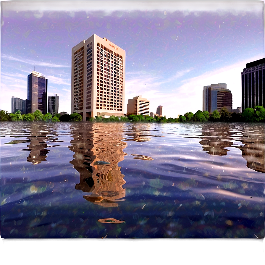 Flooded Cityscape Png Mtv36