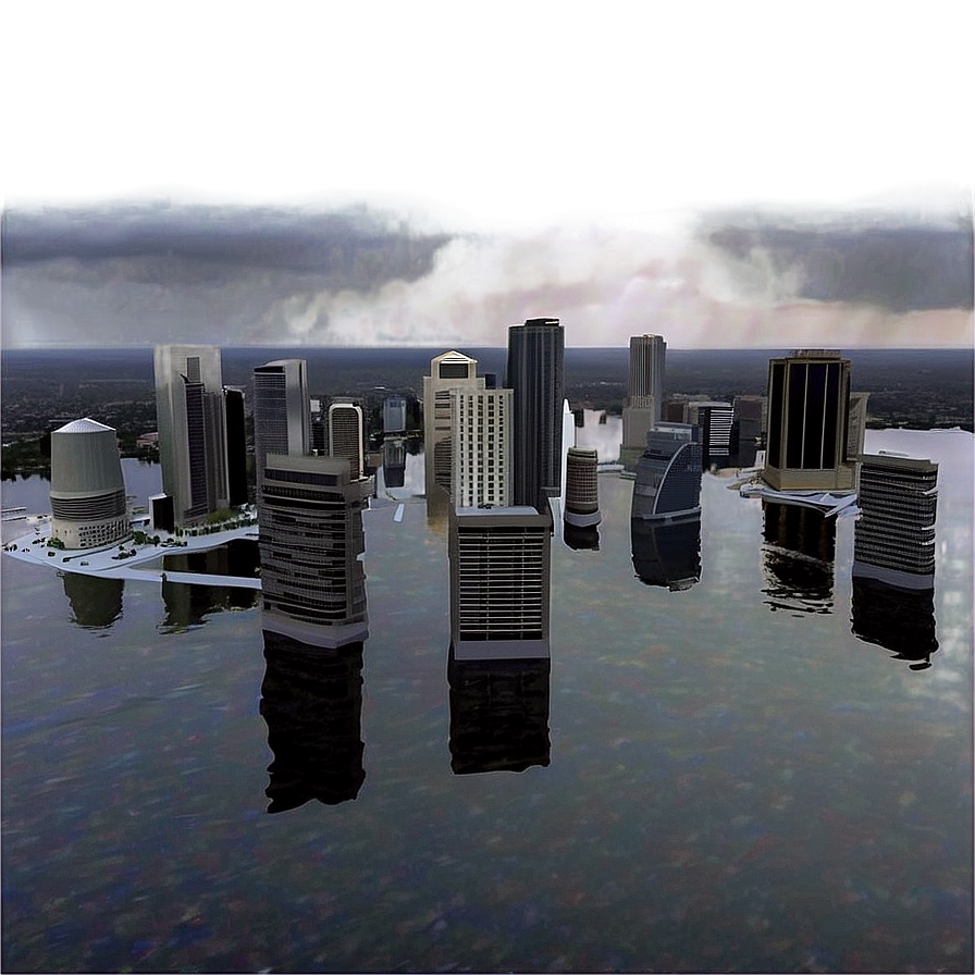 Flooded Cityscape Png Snc23