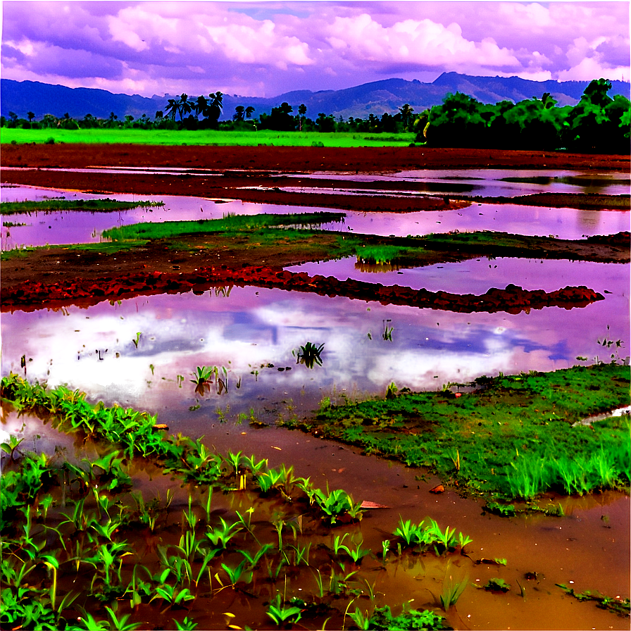 Flooded Farmland Png 06202024