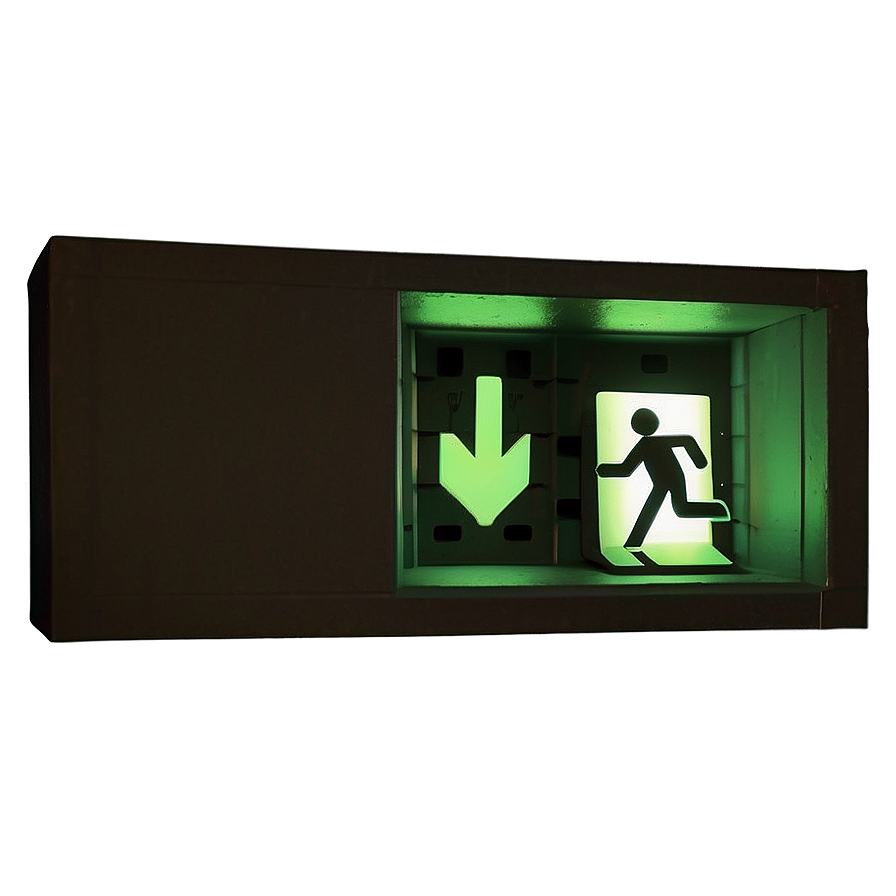 Floor Exit Sign Png 06262024