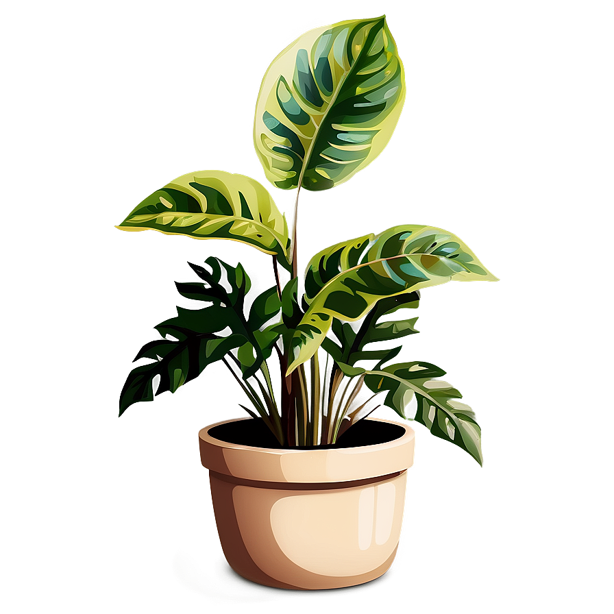 Floor Plant Illustration Png Gwr78