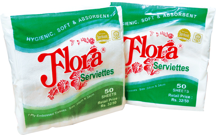 Flora Napkin Packages50 Sheets