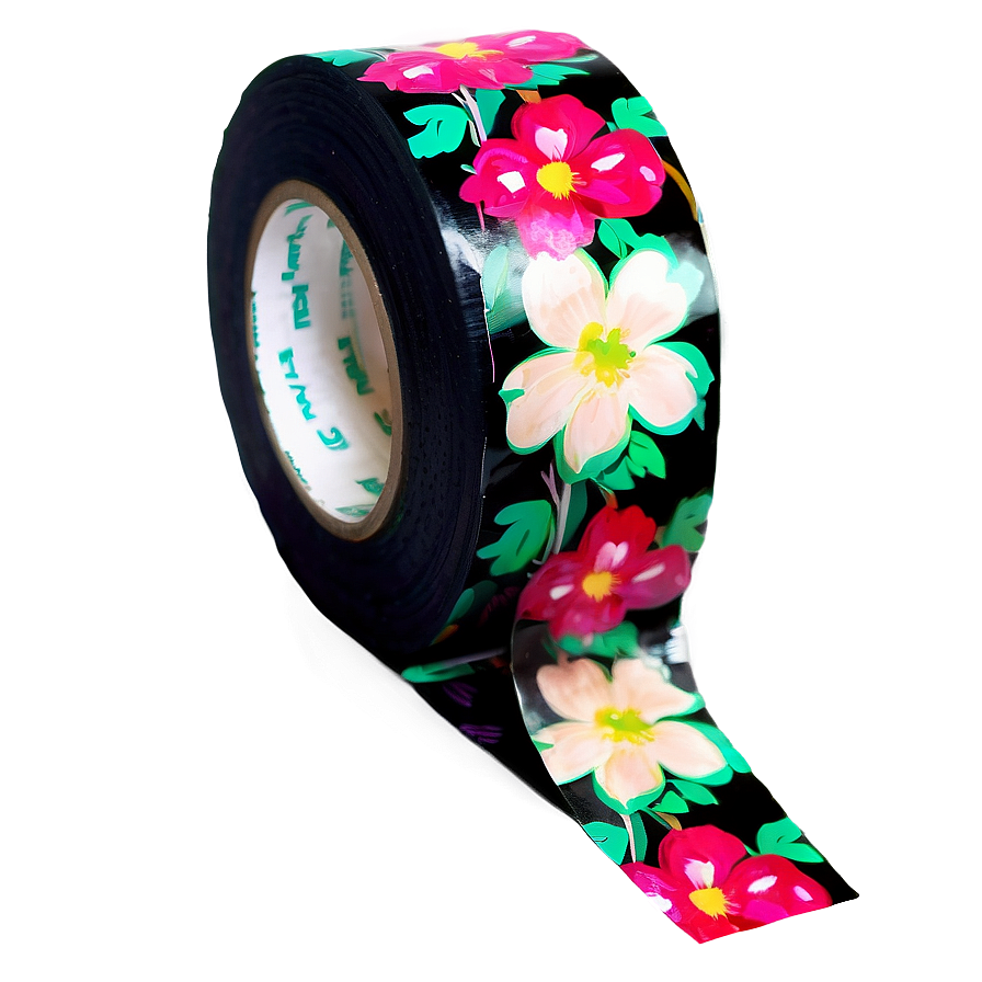 Floral Aesthetic Tape Png 2