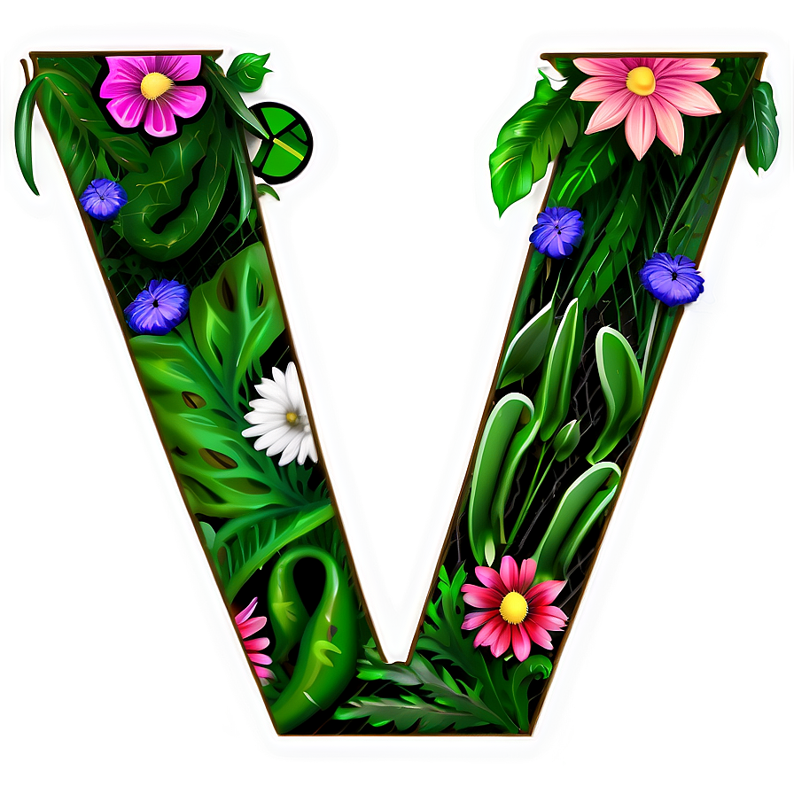 Floral Alphabet Png Gkc28