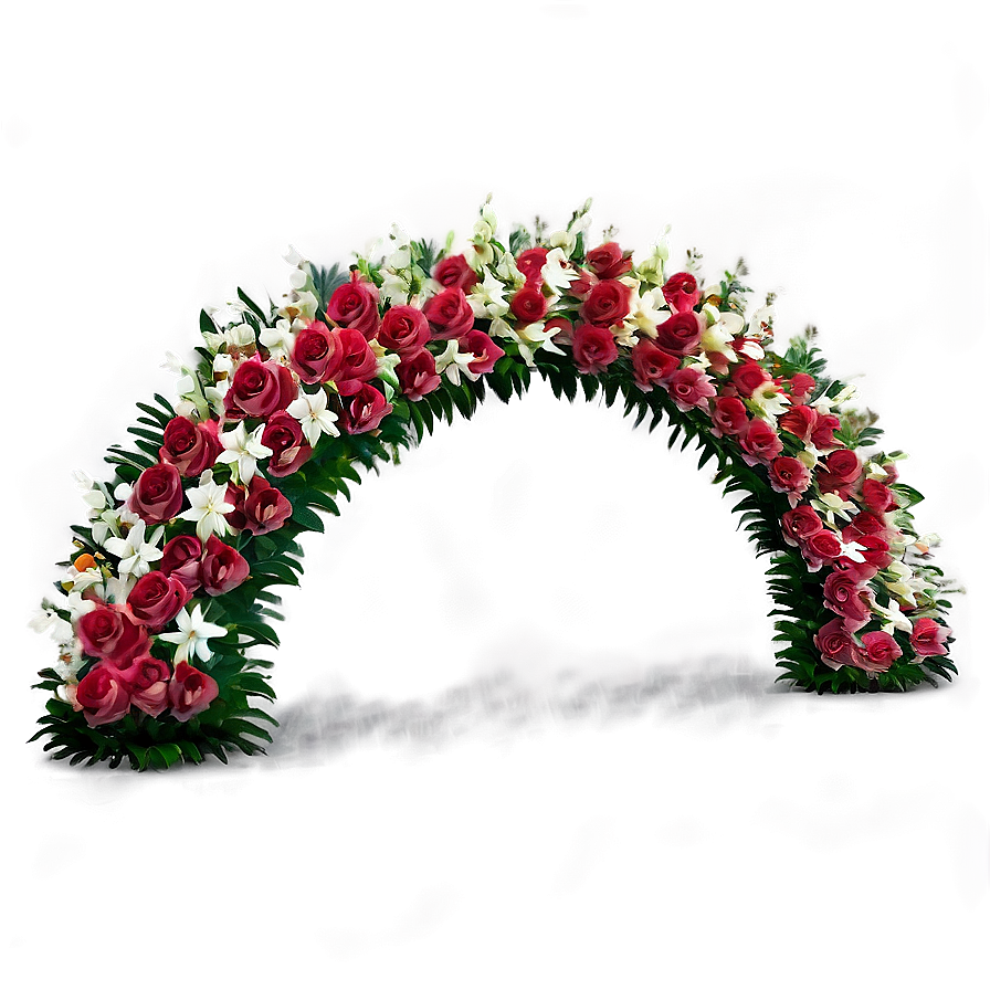 Floral Arch Decoration Png Fep