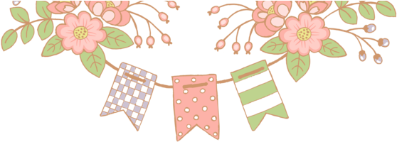 Floral Banner Decoration