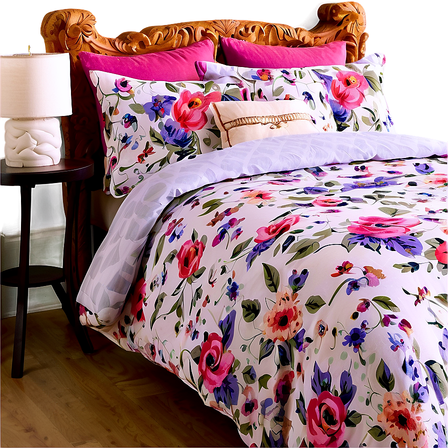 Floral Bedding Collection Png Hjr