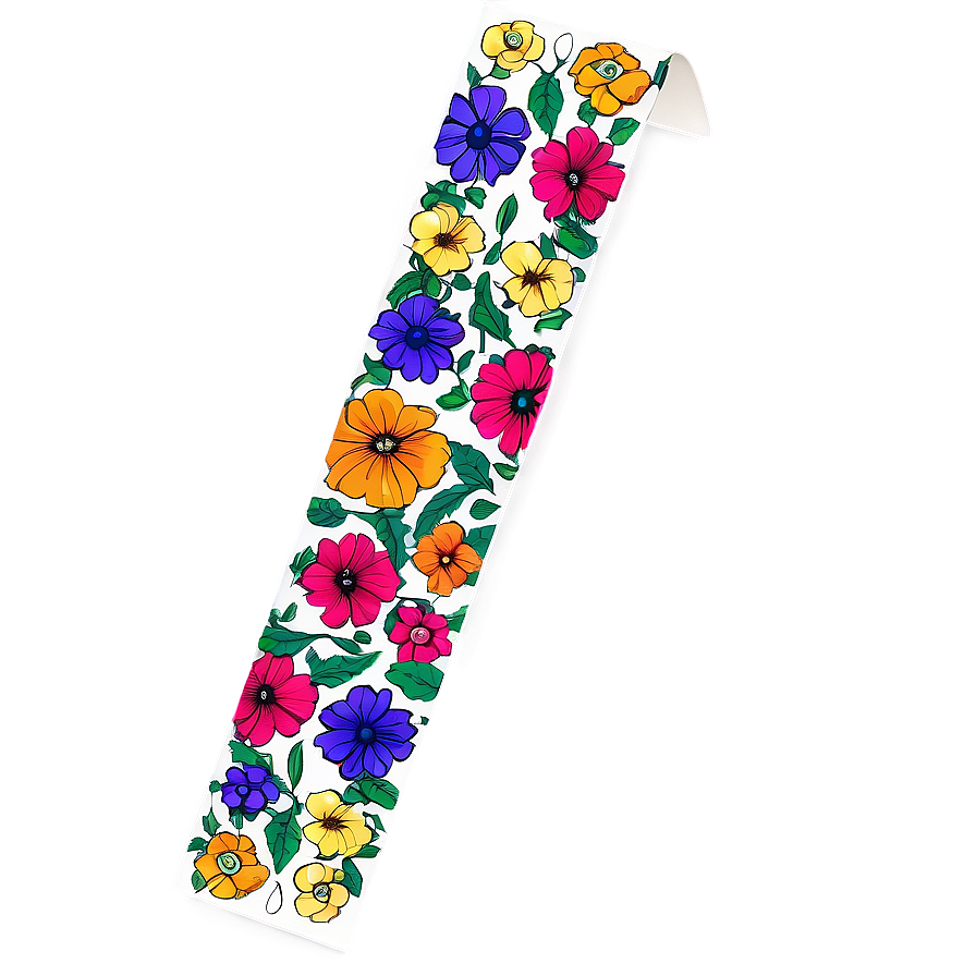 Floral Bookmark Design Png Ykq70