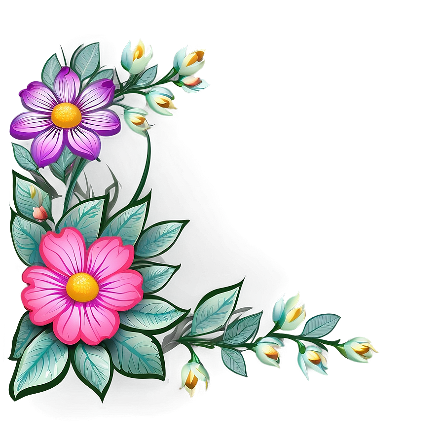 Floral Border Png 88