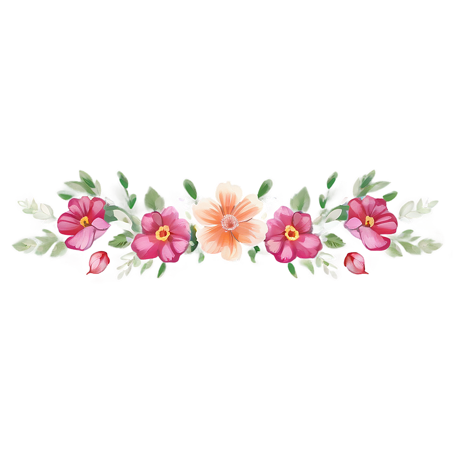 Floral Border Transparent Png 05252024