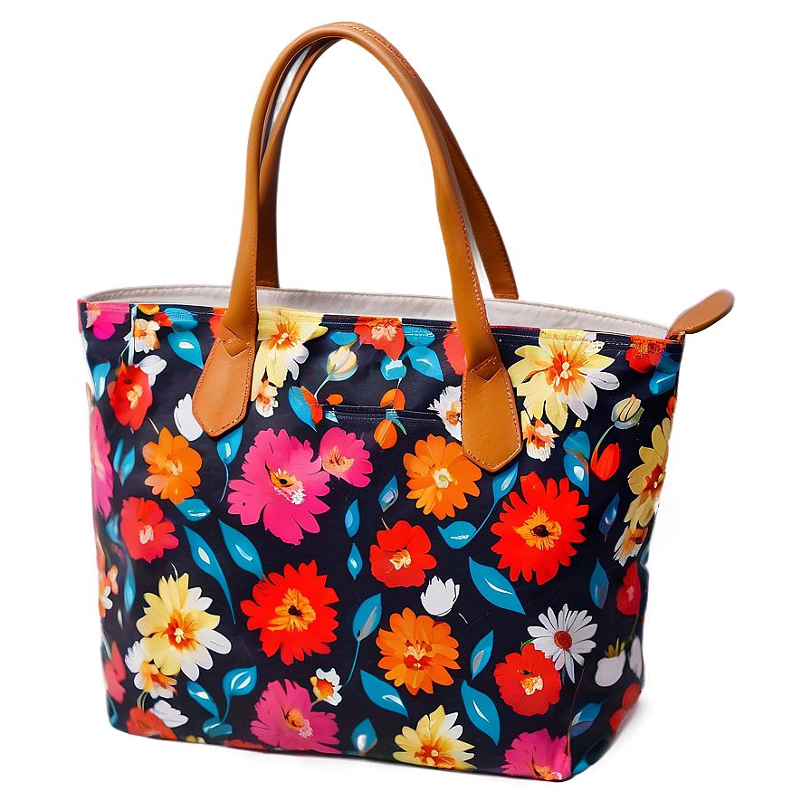 Floral Eco Friendly Tote Png Uqc67