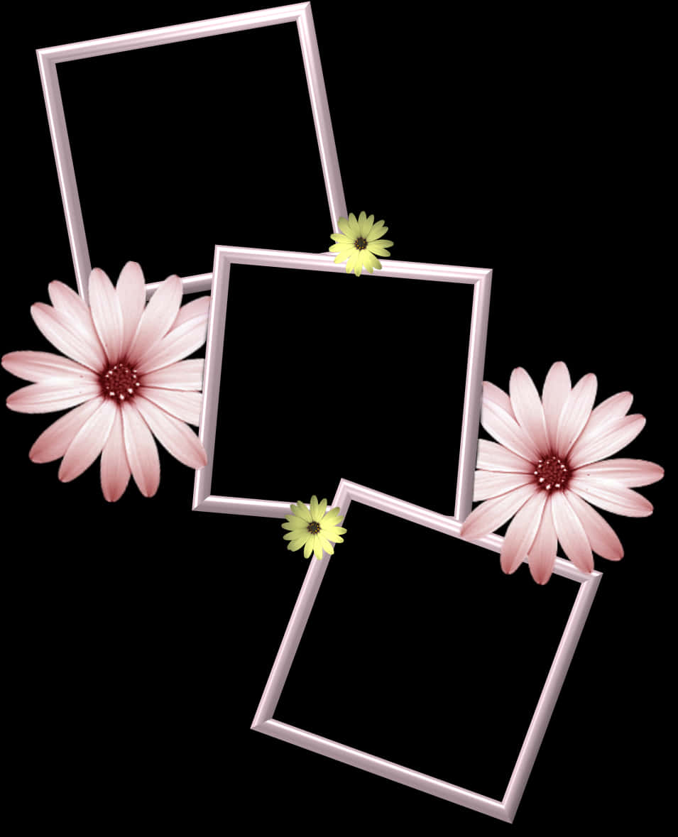 Floral Embellished Photo Frames