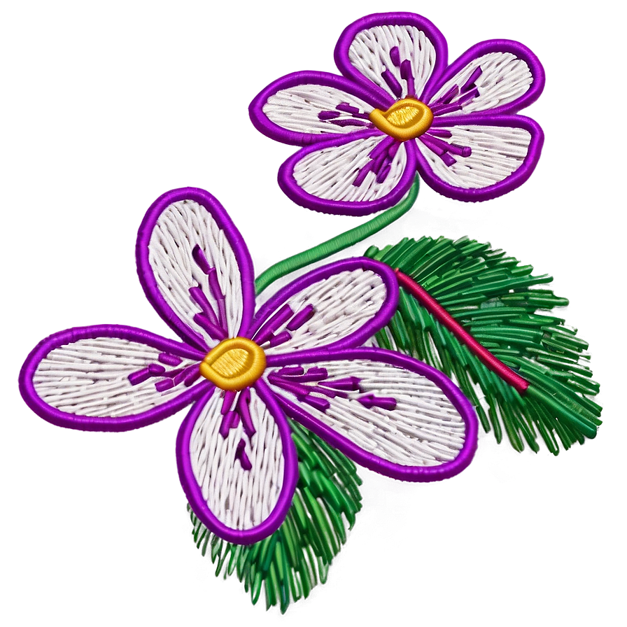 Floral Embroidery Design Png Nyq