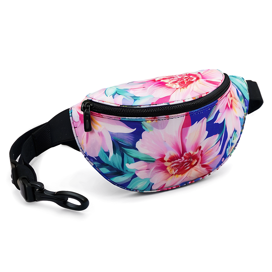 Floral Fanny Pack Png Xbv