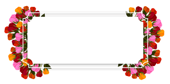 Floral Frame Banner Template