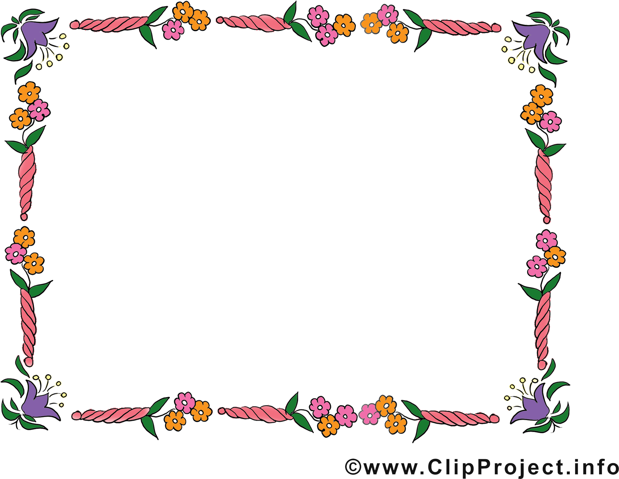 Floral Frame Clipart