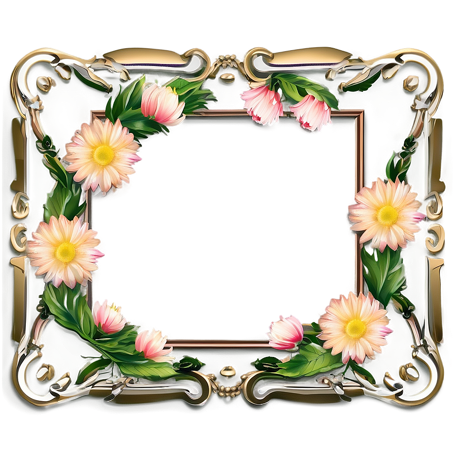 Floral Frame Png 05252024