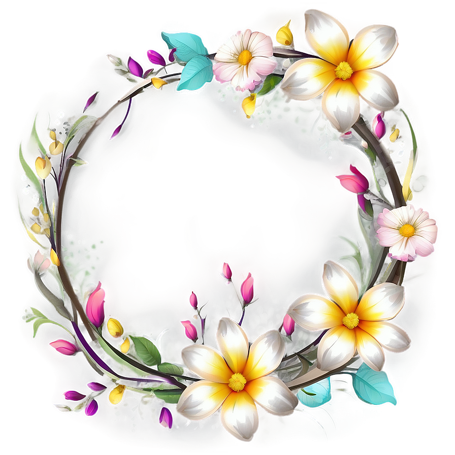 Floral Frame Png Nhg