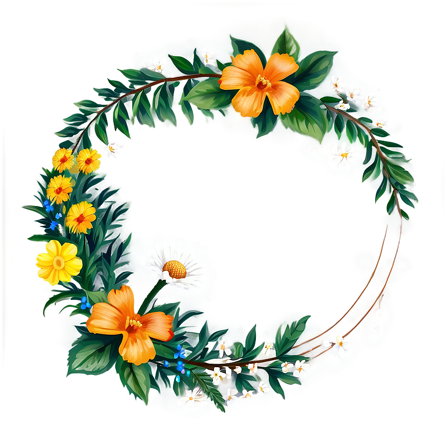 Floral Garland Png 62