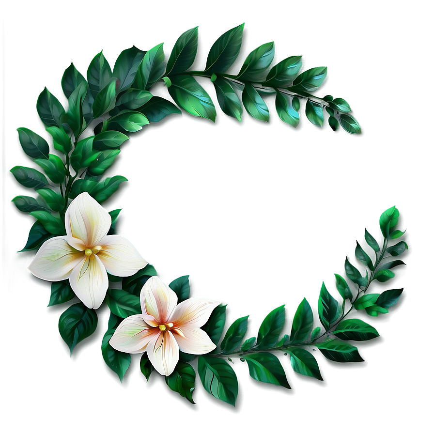 Floral Garland Png Nru40