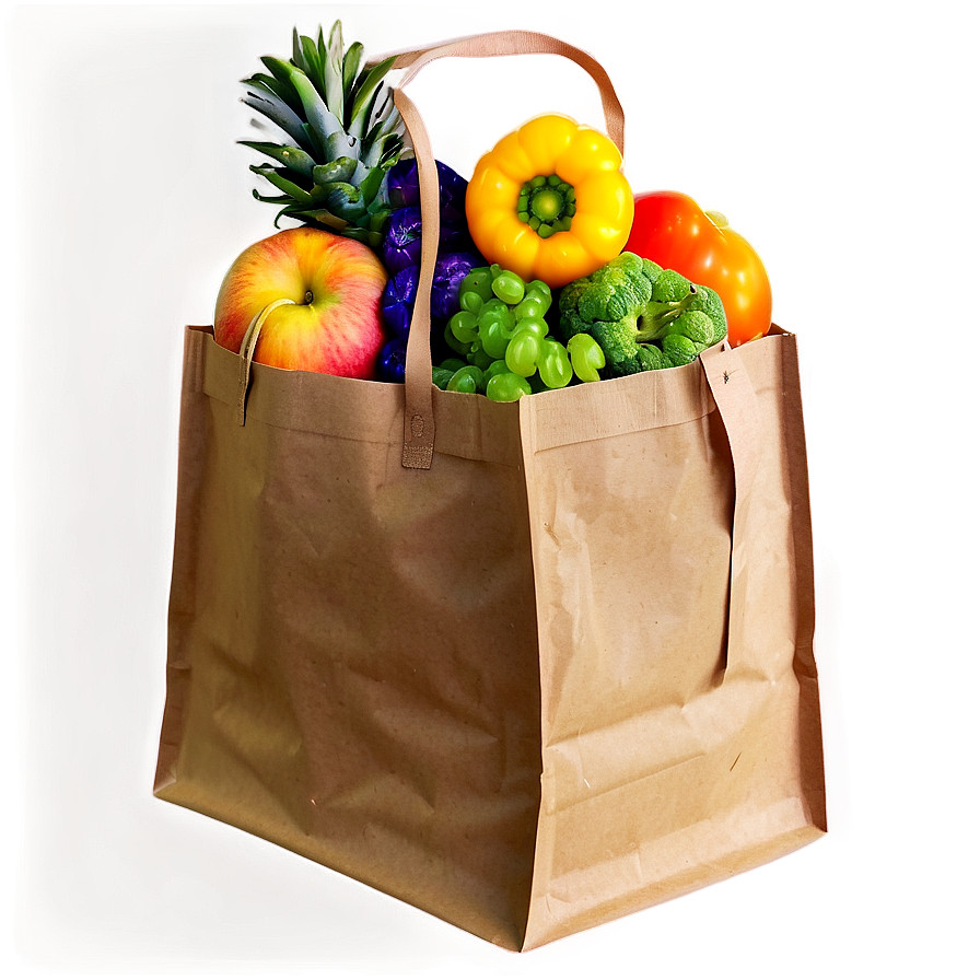 Floral Grocery Bag Png Smb