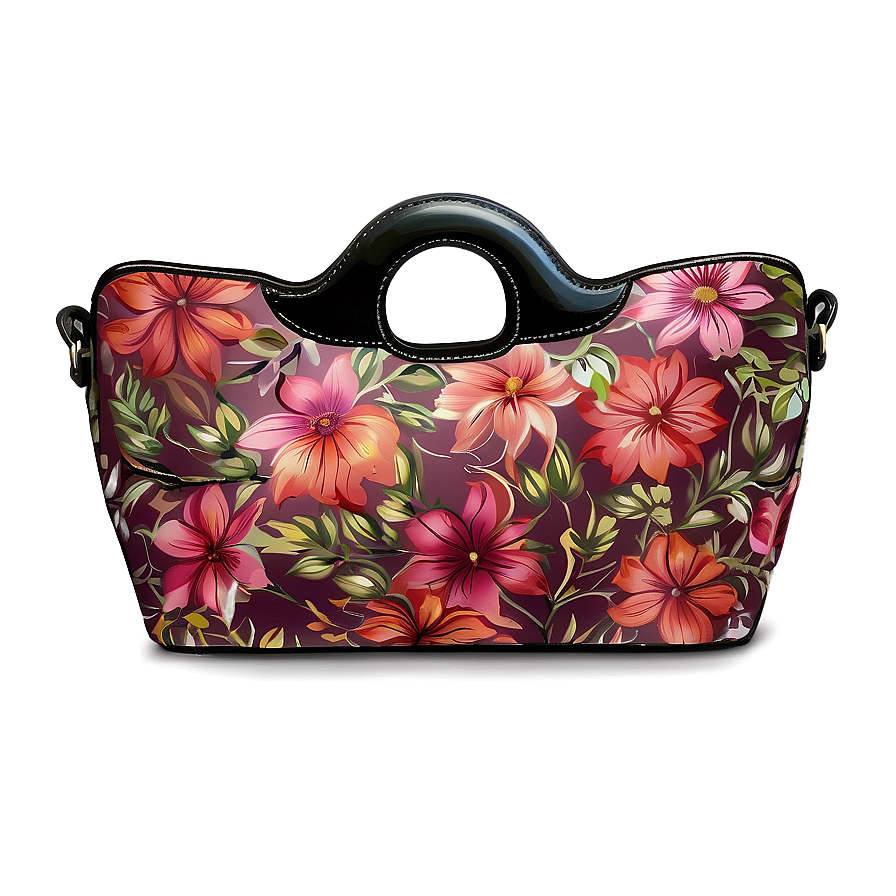 Floral Handbag Png Kjk