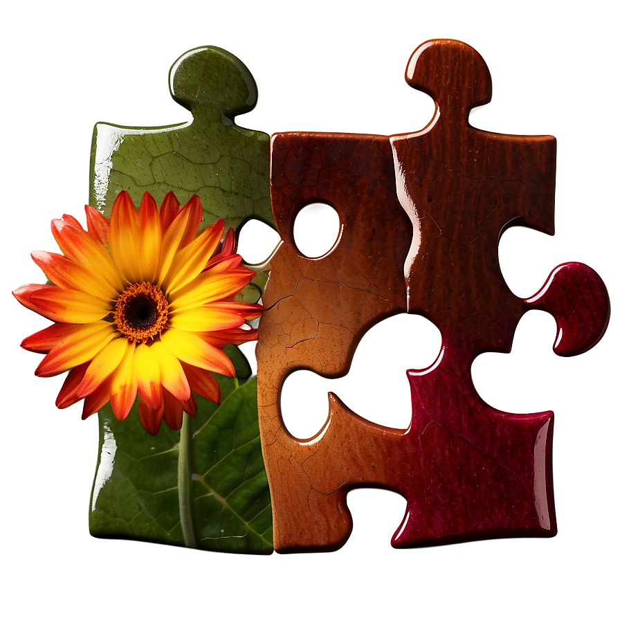 Floral Jigsaw Puzzle Png Aiy