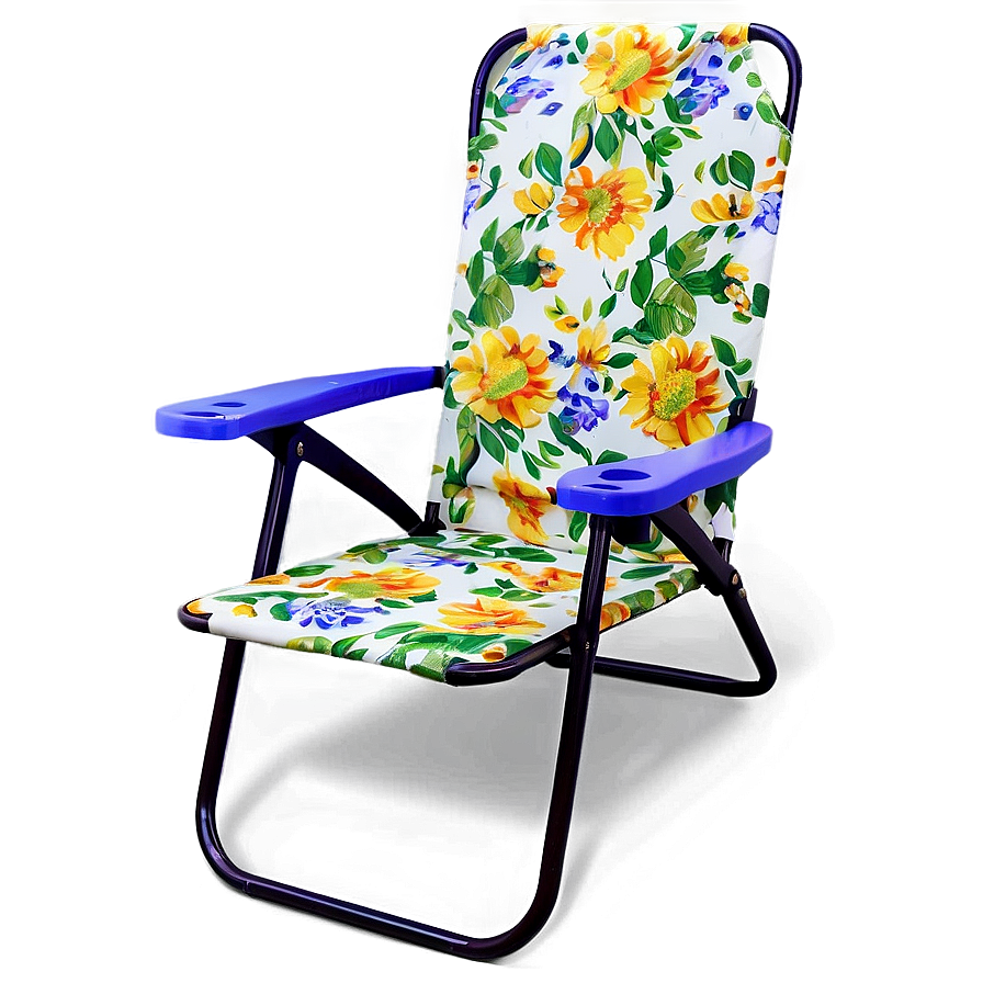 Floral Lawn Chair Png 06132024