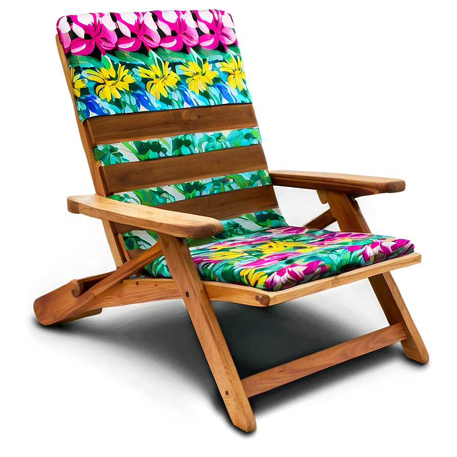 Floral Lawn Chair Png 06132024