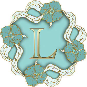 Floral Letter L Design