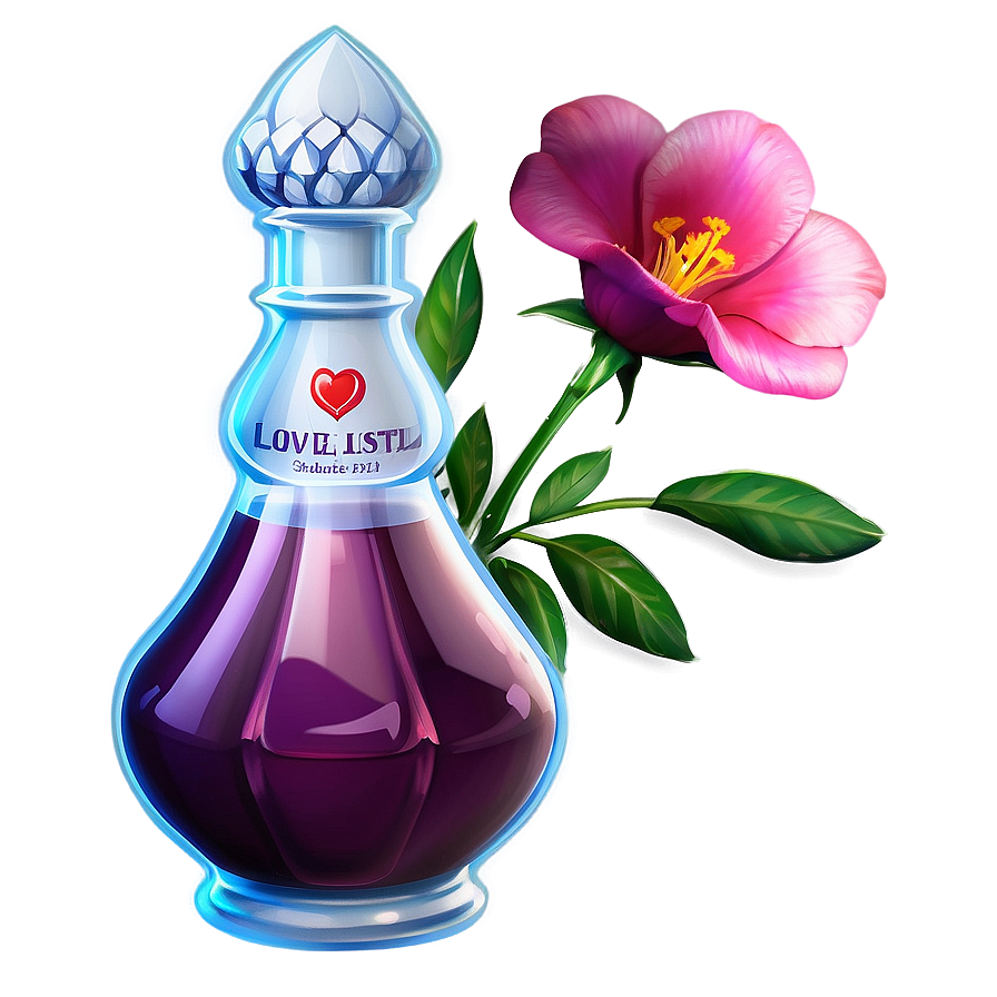 Floral Love Potion Png Onb73