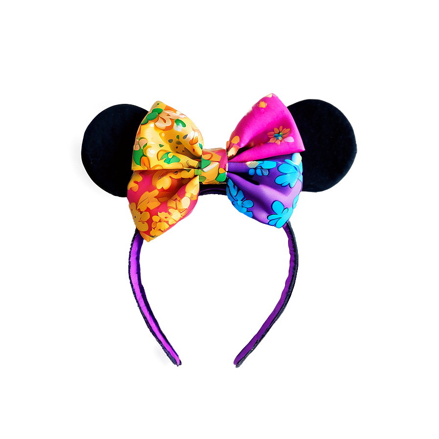 Floral Mickey Mouse Ears Png Epd