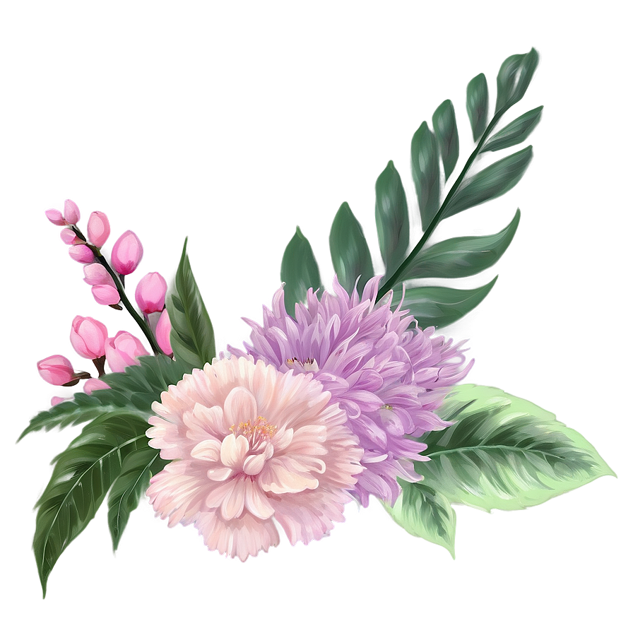 Floral Pastels Png 35